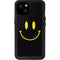 Black Happy Face iPhone 15 Plus Waterproof Case