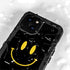 Black Happy Face iPhone 15 Waterproof Case