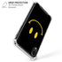 Black Happy Face iPhone XR Clear Case