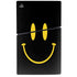 Black Happy Face PS5 Slim Digital Edition Console Skin