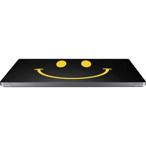 Black Happy Face Universal Laptop 14in (11.4 x 8.2in) Skin