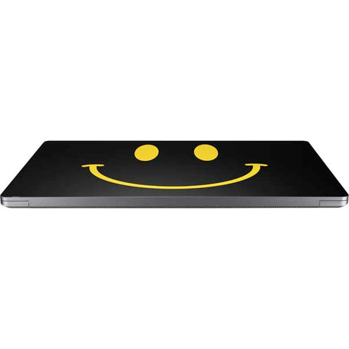 Black Happy Face Universal Laptop 18in (14.6 x 10.6in) Skin