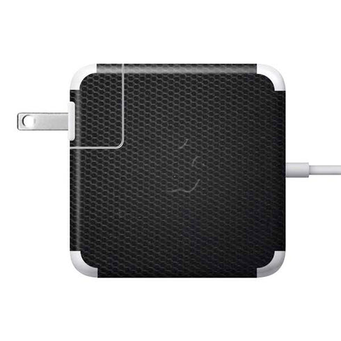 Specialty Vinyl Black Hex Texture 85W Power Adapter (15 and 17 inch MacBook Pro Charger) Skin