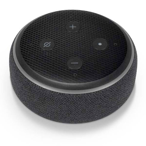 Specialty Vinyl Black Hex Texture Amazon Echo Dot Skin