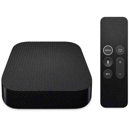 Specialty Vinyl Black Hex Texture Apple TV Skin