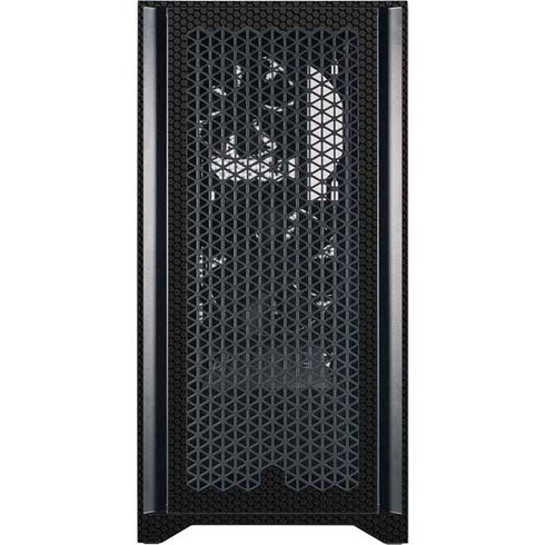 Specialty Vinyl Black Hex Texture Corsair 4000D Tempered Glass Mid-Tower ATX Case Skin
