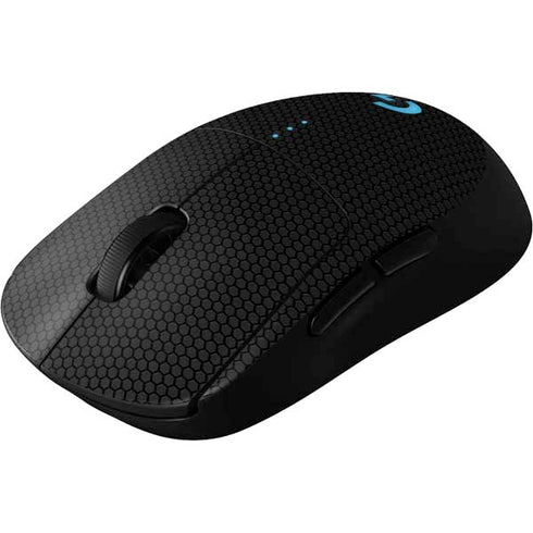 Specialty Vinyl Black Hex Texture G Pro Wireless Gaming Mouse Skin