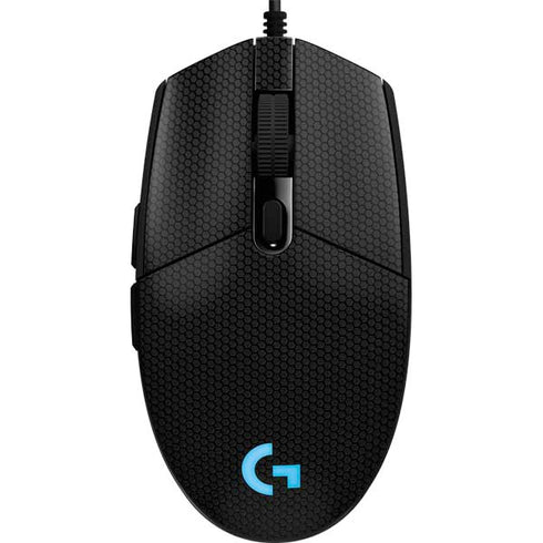 Specialty Vinyl Black Hex Texture G203 Prodigy RGB Wired Gaming Mouse Skin