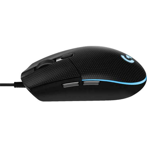 Specialty Vinyl Black Hex Texture G203 Prodigy RGB Wired Gaming Mouse Skin