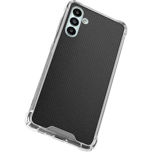 Specialty Vinyl Black Hex Texture Galaxy A13 5G Clear Case