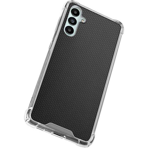 Specialty Vinyl Black Hex Texture Galaxy A14 5G Clear Case