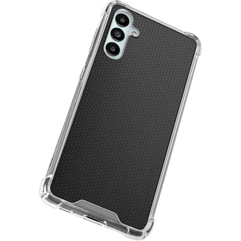 Specialty Vinyl Black Hex Texture Galaxy A15 5G Clear Case