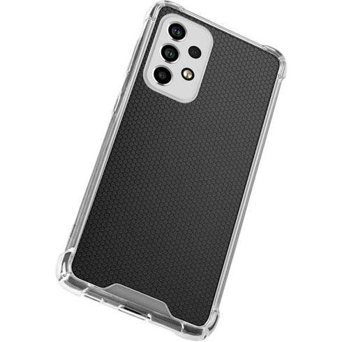 Specialty Vinyl Black Hex Texture Galaxy A33 5G Clear Case