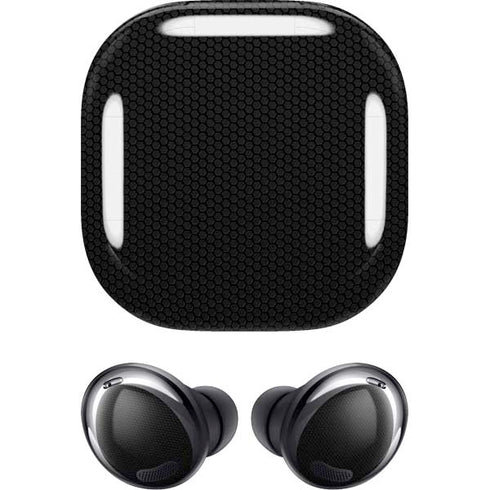 Specialty Vinyl Black Hex Texture Galaxy Buds Pro Skin