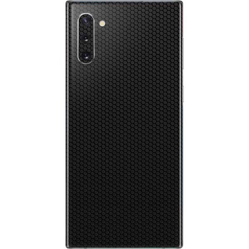 Specialty Vinyl Black Hex Texture Galaxy Note 10 Skin