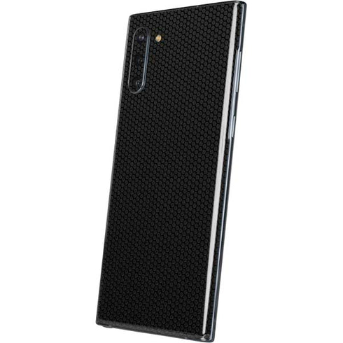 Specialty Vinyl Black Hex Texture Galaxy Note 10 Skin