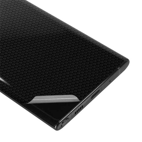 Specialty Vinyl Black Hex Texture Galaxy Note 10 Skin