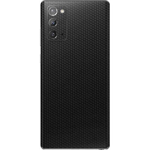 Specialty Vinyl Black Hex Texture Galaxy Note20 5G Skin