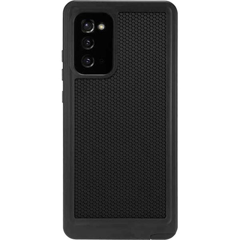 Specialty Vinyl Black Hex Texture Galaxy Note20 5G Waterproof Case