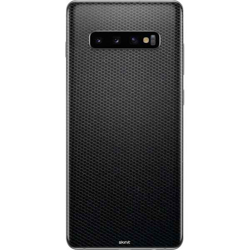 Specialty Vinyl Black Hex Texture Galaxy S10 Plus Skin