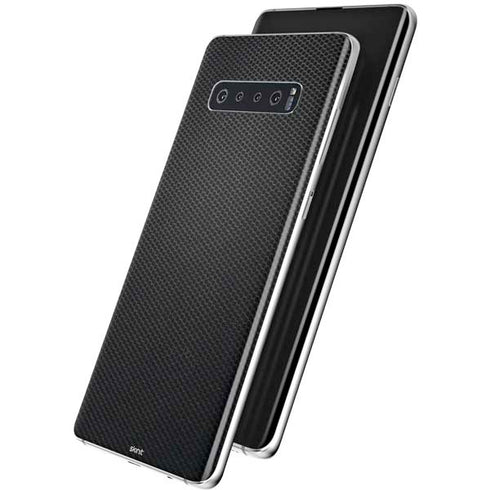Specialty Vinyl Black Hex Texture Galaxy S10 Plus Skin