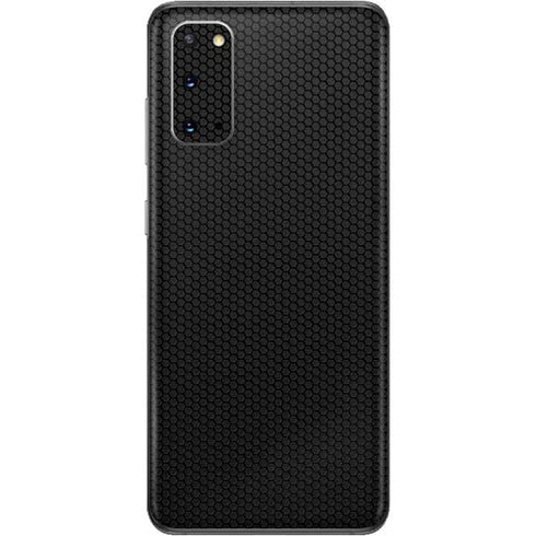 Specialty Vinyl Black Hex Texture Galaxy S20 Skin