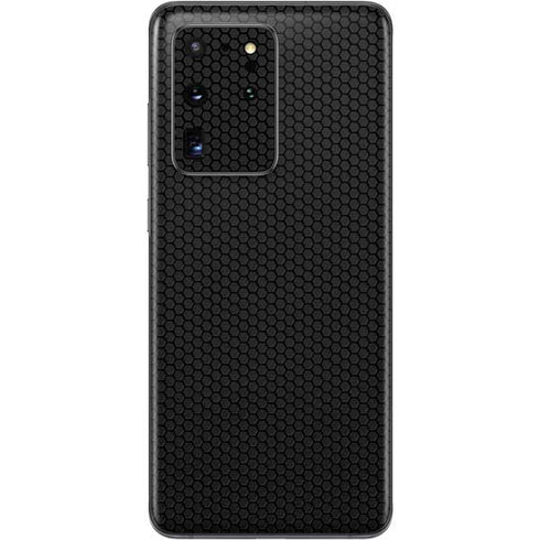 Specialty Vinyl Black Hex Texture Galaxy S20 Ultra 5G Skin