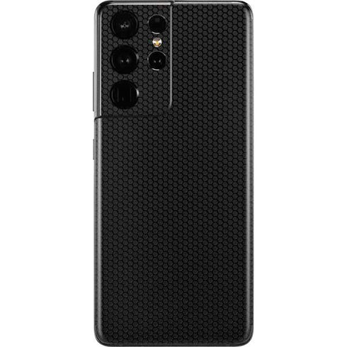 Specialty Vinyl Black Hex Texture Galaxy S21 Ultra 5G Skin