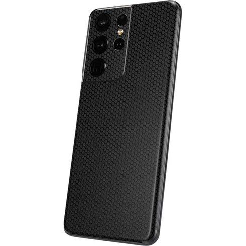 Specialty Vinyl Black Hex Texture Galaxy S21 Ultra 5G Skin
