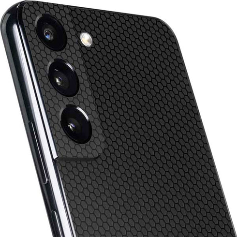Specialty Vinyl Black Hex Texture Galaxy S22 Skin