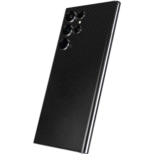 Specialty Vinyl Black Hex Texture Galaxy S22 Ultra Skin