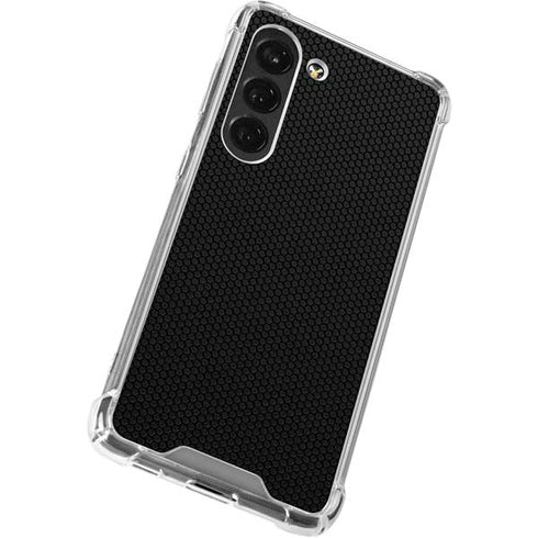 Specialty Vinyl Black Hex Texture Galaxy S23 Clear Case