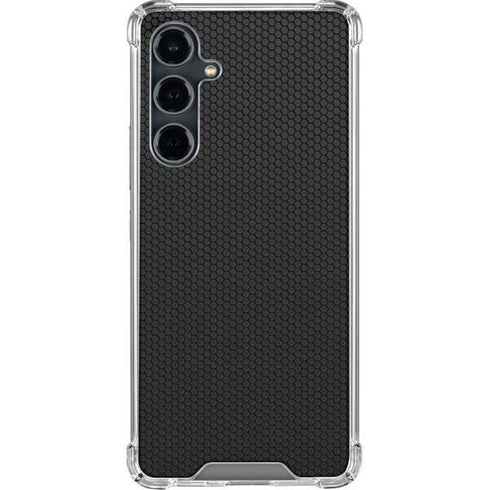 Specialty Vinyl Black Hex Texture Galaxy S23 FE Clear Case