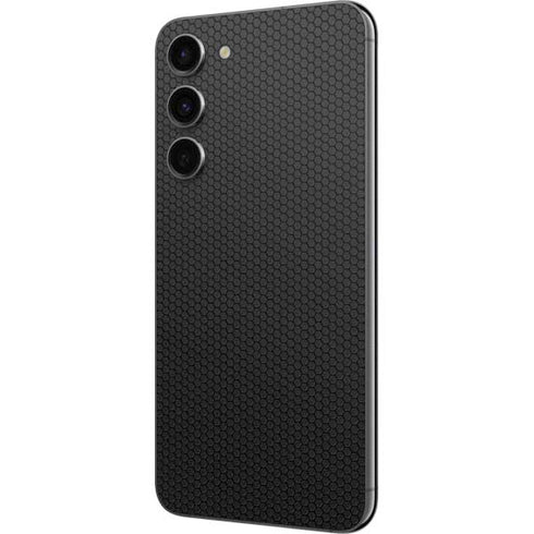 Specialty Vinyl Black Hex Texture Galaxy S23 Plus Skin