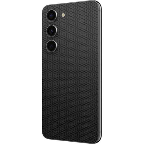 Specialty Vinyl Black Hex Texture Galaxy S23 Skin