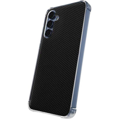Specialty Vinyl Black Hex Texture Galaxy S24 Clear Case