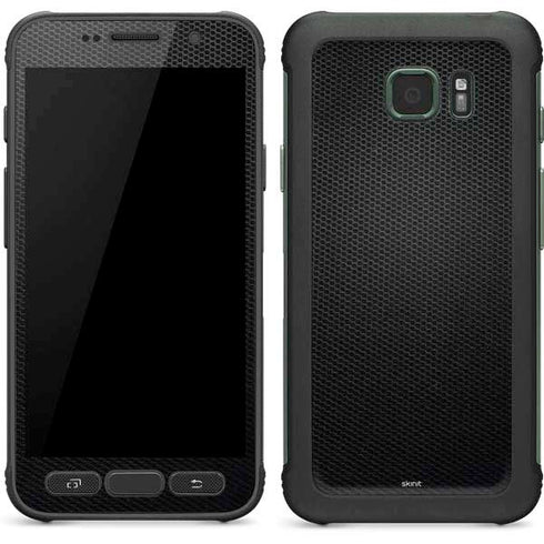 Specialty Vinyl Black Hex Texture Galaxy S7 Active Skin