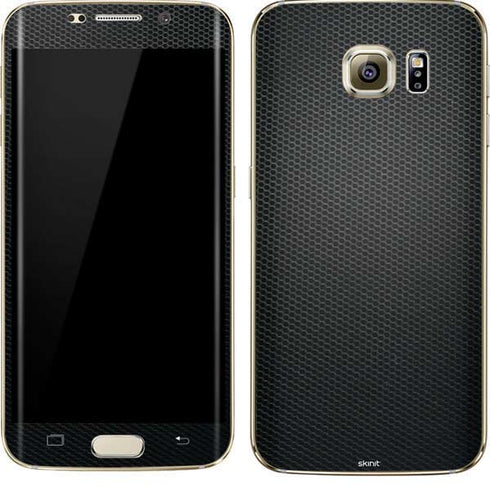 Specialty Vinyl Black Hex Texture Galaxy S7 Edge Skin