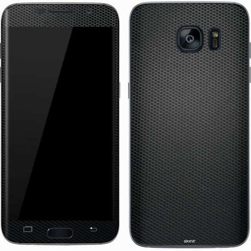 Specialty Vinyl Black Hex Texture Galaxy S7 Skin
