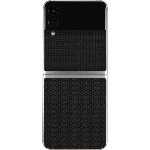 Specialty Vinyl Black Hex Texture Galaxy Z Flip3 5G Skin
