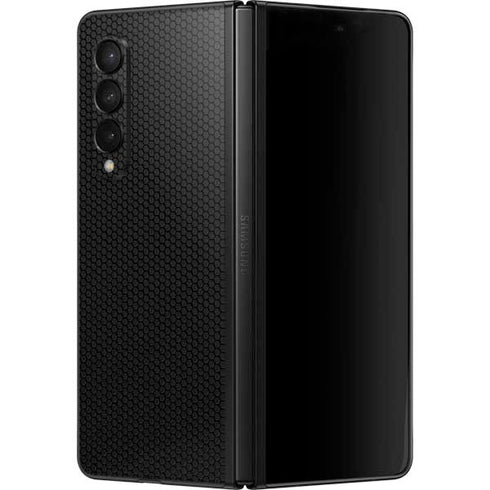 Specialty Vinyl Black Hex Texture Galaxy Z Fold3 5G Skin