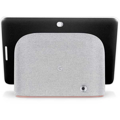 Specialty Vinyl Black Hex Texture Google Home Hub Skin