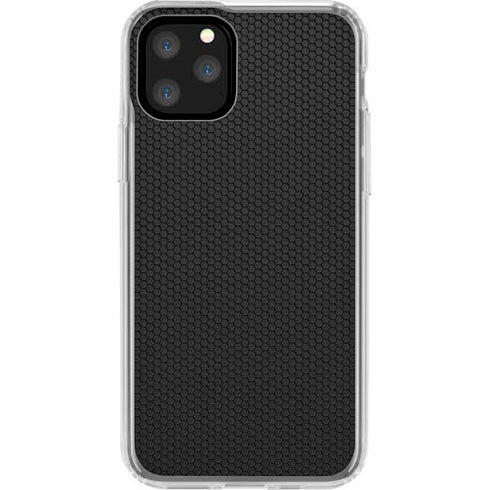 Specialty Vinyl Black Hex Texture iPhone 11 Pro Clear Case