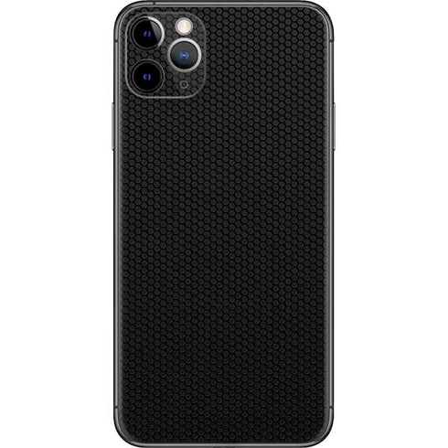 Specialty Vinyl Black Hex Texture iPhone 11 Pro Max Skin