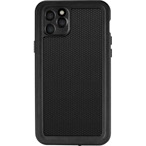 Specialty Vinyl Black Hex Texture iPhone 11 Pro Max Waterproof Case