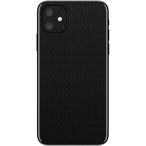 Specialty Vinyl Black Hex Texture iPhone 11 Skin