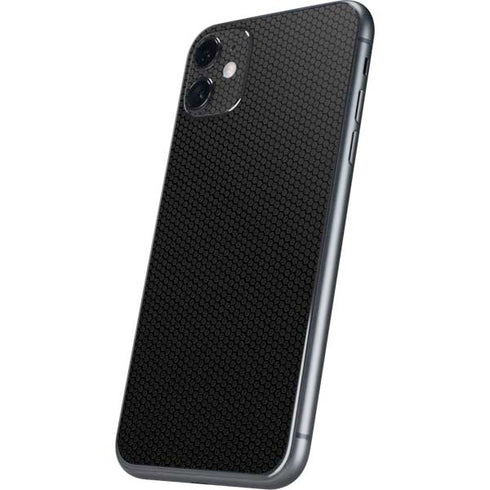 Specialty Vinyl Black Hex Texture iPhone 11 Skin