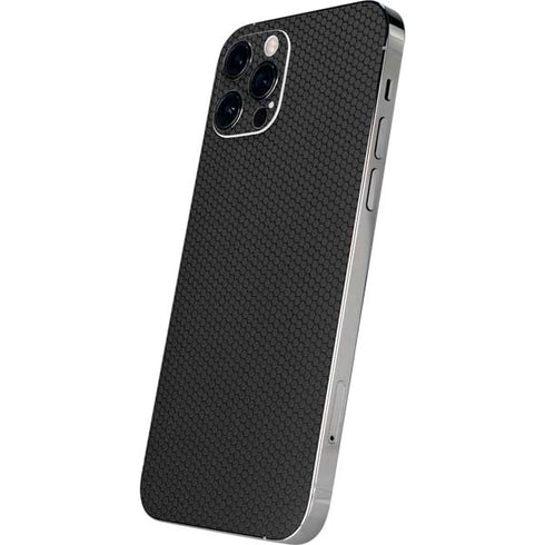 Specialty Vinyl Black Hex Texture iPhone 12 Pro Max Skin
