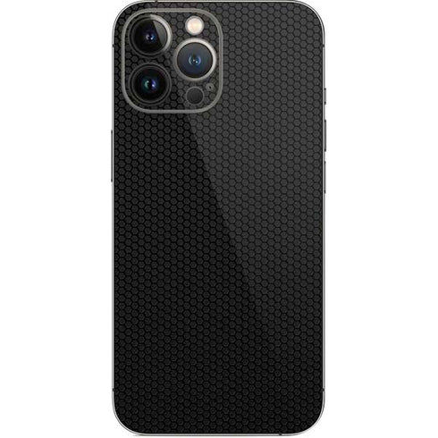 Specialty Vinyl Black Hex Texture iPhone 13 Pro Max Skin