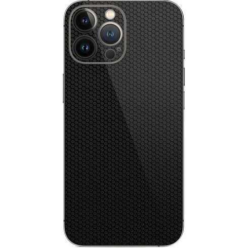 Specialty Vinyl Black Hex Texture iPhone 14 Pro Max Skin